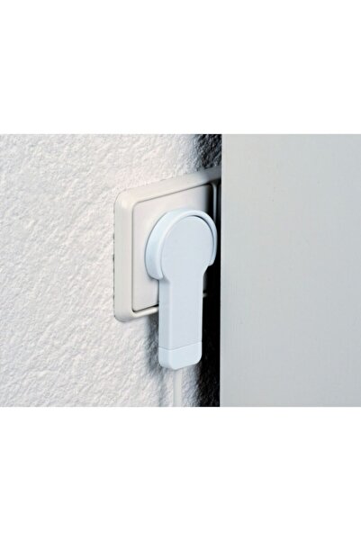 OEM Flat plug 4107, protective contact, white