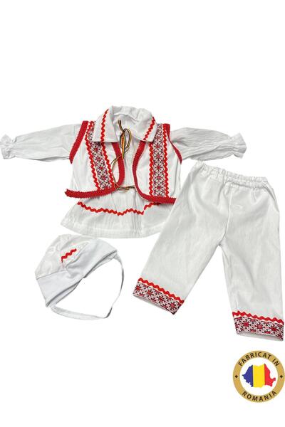 Inovius Παραδοσιακή ρουμανική φορεσιά για αγόρια - TDPITI25 3 Μήνες