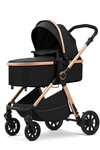 L-Sun Carucior 2 in 1, Suspensie dubla pe roata, Geanta inclusa, strangere compacta, Maner reversibil