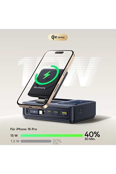 Baseus Statie pentru Incarcare fara Fir 5in1, 140W - Nomos (P10170902123-00) - Negru