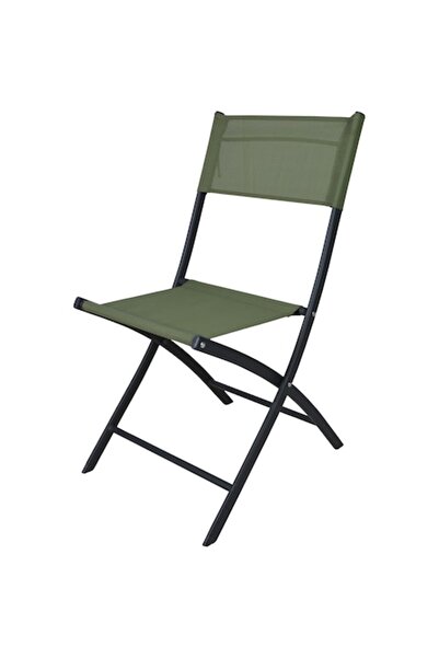 Progarden Folding Chair 46x52x85cm, Black/Green