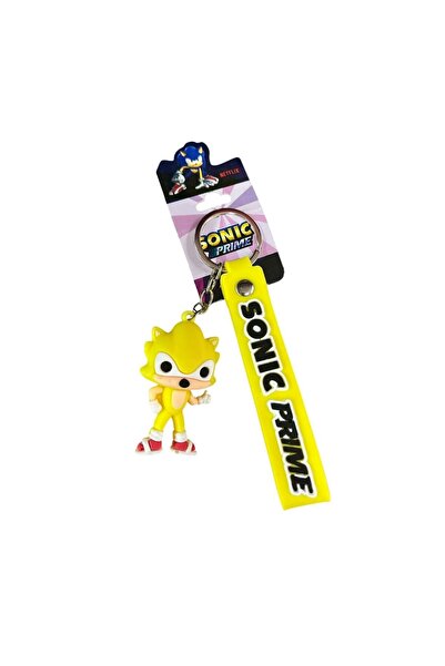 Sasta سلسلة مفاتيح من السيليكون مرخصة 582648-صفراء سونيك