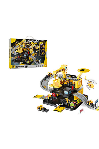 TSUMAB مجموعة ألعاب مواقف السيارات الهندسية - مجموعة مسارات مركبات البناء للأ...