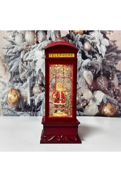 HOFF Decoratiune cabina telefonica Hoff, 2 LED-uri, lumina calda, H 26 cm, al...