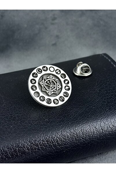 Kuyumcudan 16 Türk Devletleri Yaka Rozeti ( Gümüş )