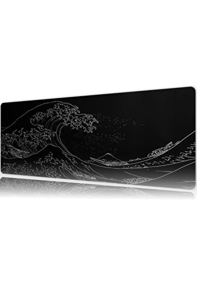 urzuva Kanagawa Gaming Oyuncu Mouse Pad 80x30 cm 3mm Mousepad