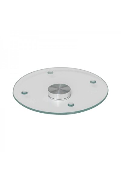 FİVE White marble effect glass turntable, Five, 32 cm