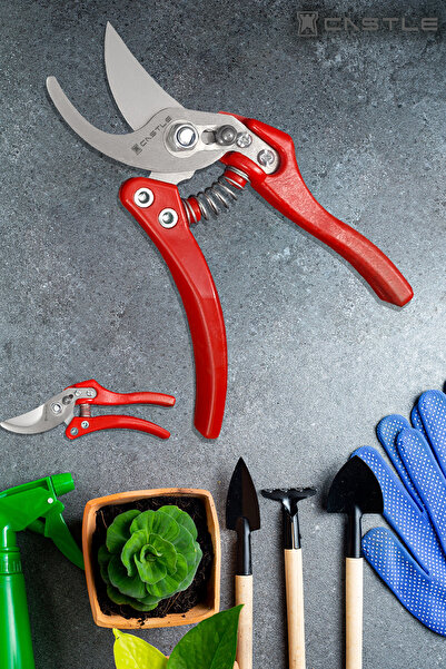 Castle Budama Makası Hmb-03 Bağ Makası Bahçe Ağaç Dal Çiçek Bitki Kırpma Makası