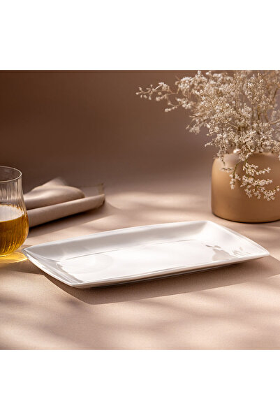 MuratogluHome Emsan Pamukkale Rectangular Plate 29 cm