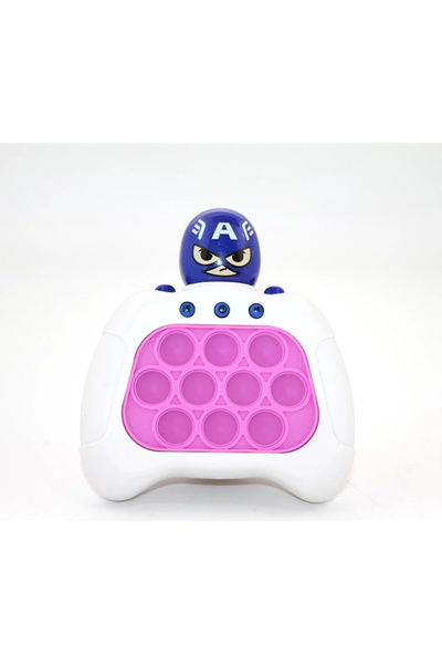 HarmonyAura Lighted Musical Pop-It Captain America Design