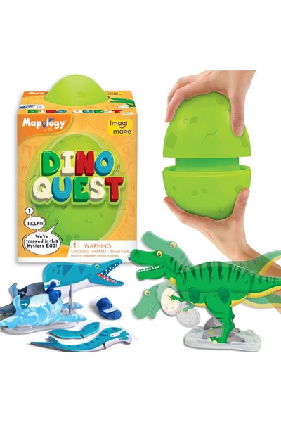 Imagimake Joc Labirint - Oul de Dinozaur Verde