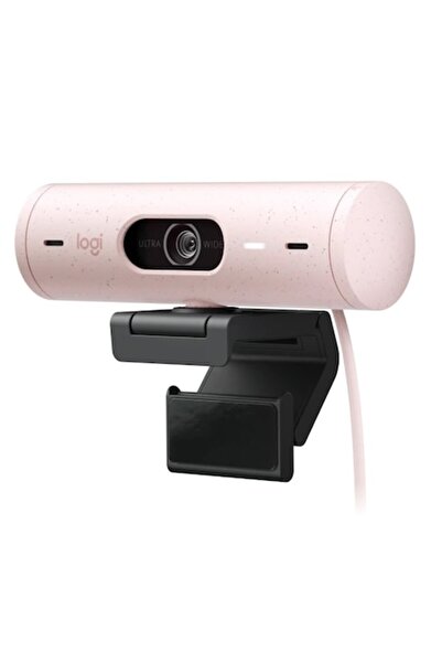 logitech Camera web Brio 500, Full HD 1080p, RightLight 4, 90 FoV, USB-C, Privacy - Rose