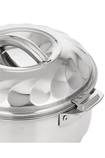 Lotus 3-Piece Stainless Steel Food Storage Container Set Size 1000-1500-2500ml