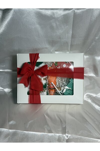 Chic clutch boutique Christmas gift box, green color
