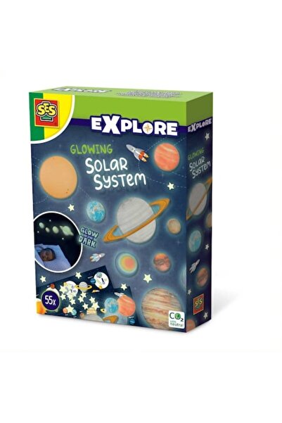 SES Creative Glow in the Dark Stickers Set, Solar System