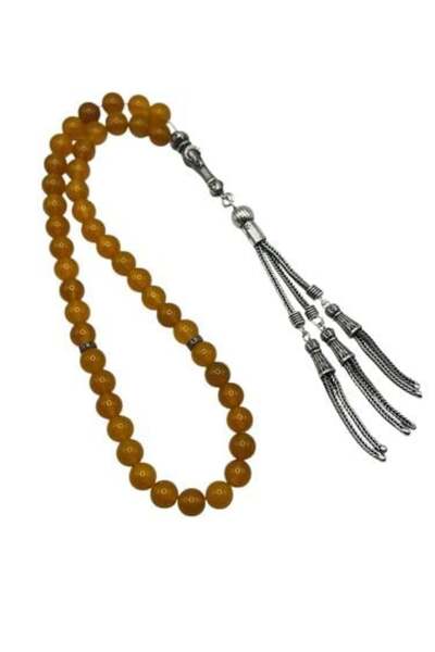 kahramancorner Yellow Agate Stone Rosary