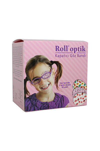 Roll Optik Kapatıcı Göz Bandı Kız 50li