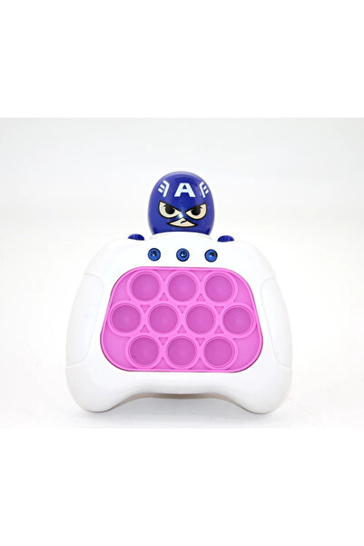 HarmonyAura Lighted Musical Pop-It Captain America Design