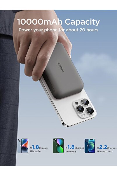 Joyroom JR-W020 20W Magnetic Wireless Power Bank 10000mAh - Black|12 Months Warranty