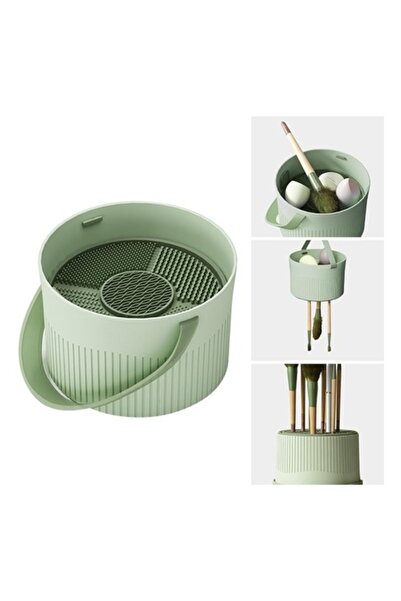 SIPEDO Makeup Brush Cleaning Bowl, Makeup Accessories Drying and Storage, Det...