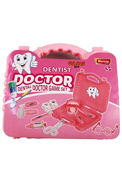 HEROES TOYS Küçük Çantalı Kız Dişçi Seti Ern-813