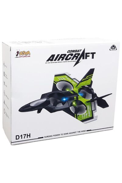 Asya Oyuncak 3 Motorlu Uçak Dron 22571-D17H-Yeşil