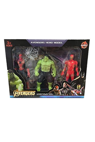 Kids مجموعة شخصيات الرجل الحديدي المضيئة المكونة من 3 قطع 2156-3