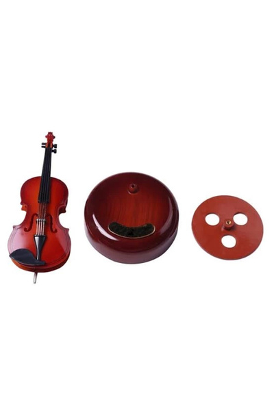 HarmonyAura Movable Violin Music Box
