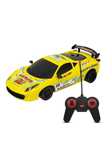 Toysan Uzaktan Kumandalı Şarjlı Racing Süper Car Spor Araba Toy-10-Sarı