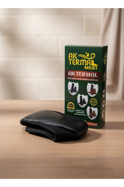 Elit AkMest 342 Μαύρη δερμάτινη σόλα 1ης τάξης Άνετη θερμομονωτική σόλα που προστατεύει από το νερό και το κρύο