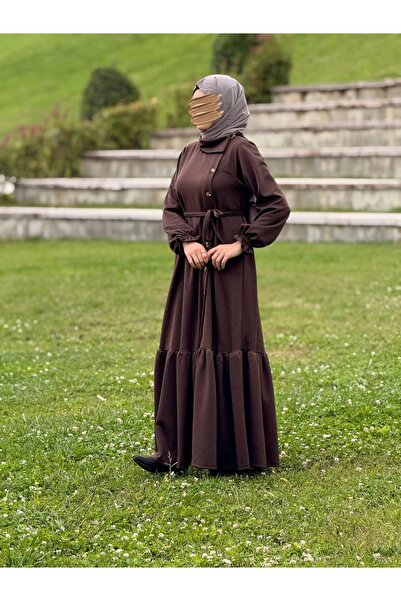 Nissra Πλεκτό φόρεμα με κουμπιά στο πλάι Ankanoor ANKA255113