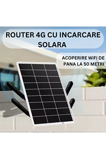 Taggo Router wireless de exterior SolarWave 4G LTE cu baterie de 25600mAh și suport Nano SIM