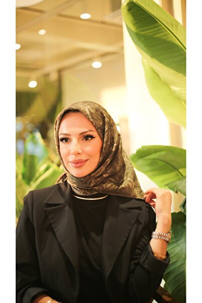 efdal şal eşarp Ivy Pattern Imported Cotton Scarf