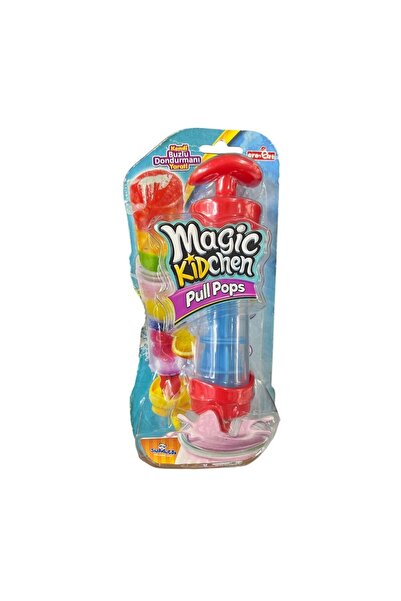 Magic Kidchen ماكينة صنع الآيس كريم كري-إيت بول بوبس Mg0001/Mg0002-أحمر