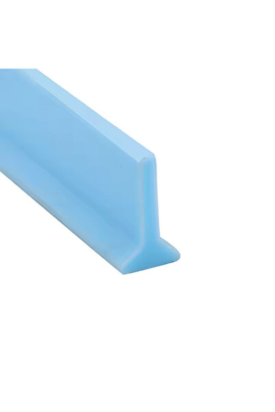 esimplu Prag de dus autoadeziv, flexibil, pentru cabina de dus, rezistent la mucegai, albastru, 2 m