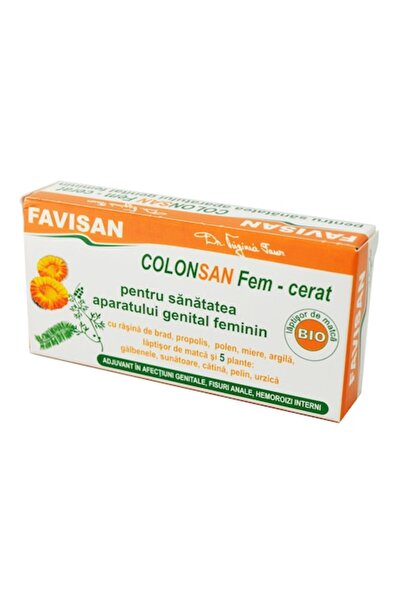 Favisan Colonsan Fem Cerat 5 plante x 10 supozitoare 19 gr