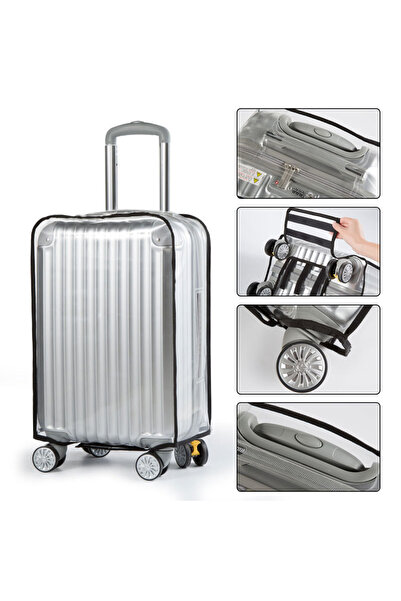 Other PROTECTIVE COVER for SUITCASE LUGGAGE Transparent TRAVEL 26"" INCHES size XL