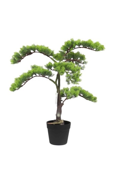 OEM Artificial potted tree BM5963, plastic + wire, green, 60 cm