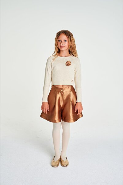 Lia Lea BG Store Kız Çocuk Kahve Şort