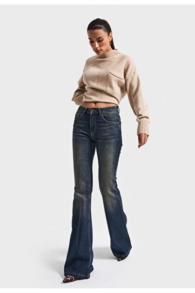 LUC official pantolon Flare Fit Denim