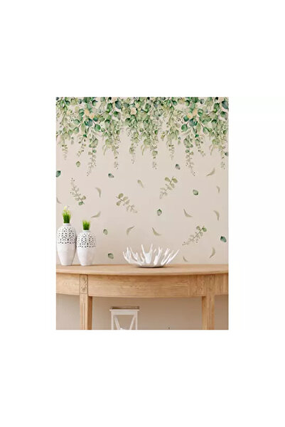 Inovius Sticker Perete Autocolant Frunze si Flori 90x30cm - 24693