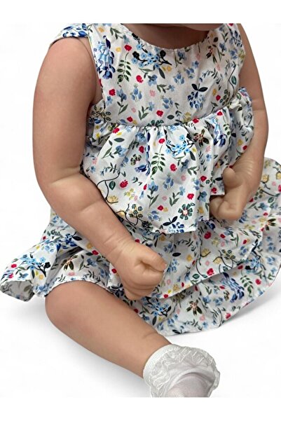 Nilly Toys 43 cm Gerçekçi Silikon Oyuncak Bebek – Yumuşak Doku, Aksesuarlı, Kız Çocuk Oyuncağı