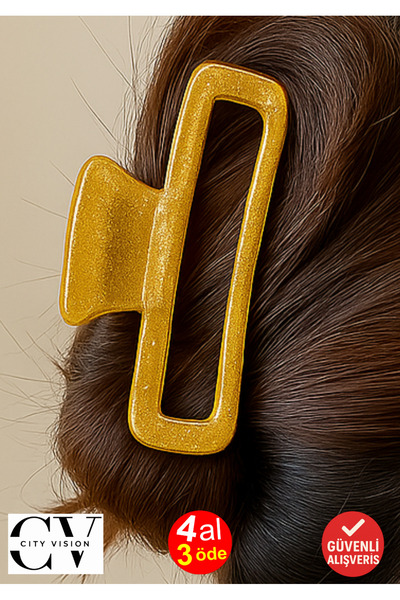 cityvision Silvery Mustard Color Oval Model Latch Buckle 11 cm - Stylish and ...