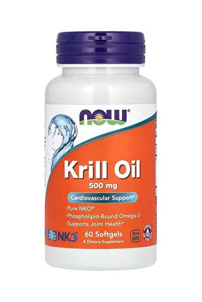 Now Foods زيت نبتون كريل 500 مجم 60 كبسولة هلامية