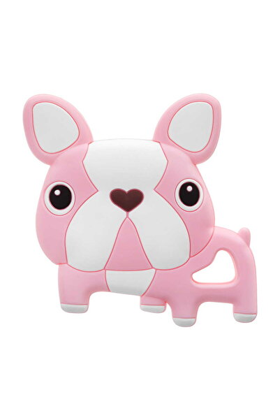 Bocioland Bocioland Teething Toy, Bulldog Model, Silicone, +0 months