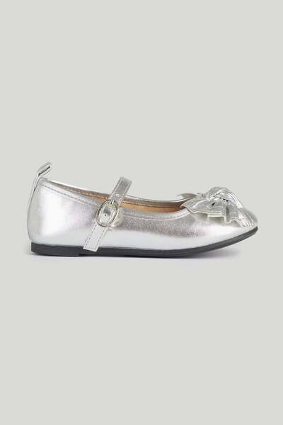 MOTHERCARE Silver Ballerina Shoes