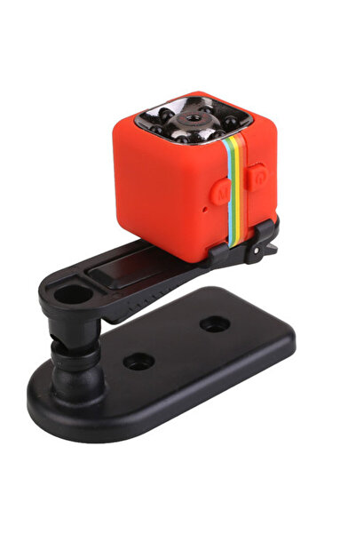 iUni Mini Spy Camera SQ11, Full HD 1080p, Audio Video, Night Vision, Red