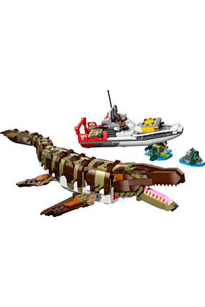 LEGO 76974 ليغو ®   مهمة قارب موساسورس في عالم الجوراسي