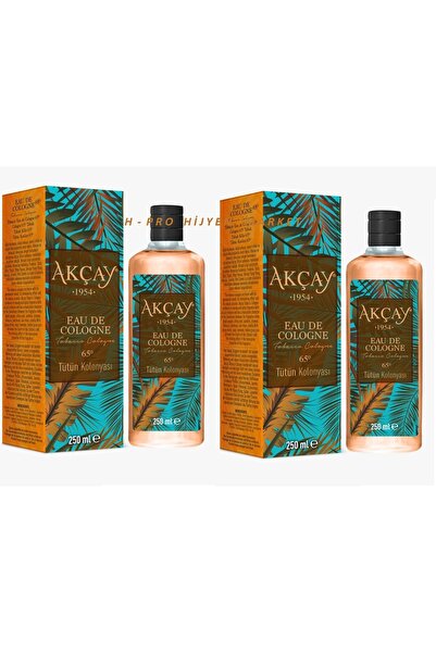 AKÇAY EFSANE TÜTÜN KOLONYASI CAM ŞİŞE 250 ML 2 ADET