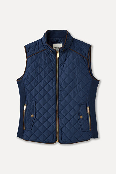 Mudo Fitted Quilted Zippered Vest